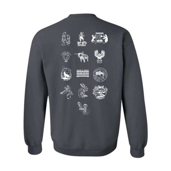 Gildan - Unisex Heavy Blend™ Crewneck Sweatshirt - Printed Logos Thumbnail